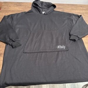 The Comfy Wearable Blanket Hoodie Sweatshirt Black One Size Lounge wear Pajamas